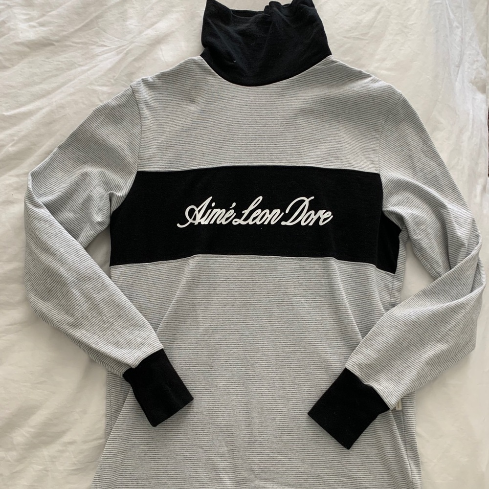 Aimé Leon Dore striped turtleneck size small